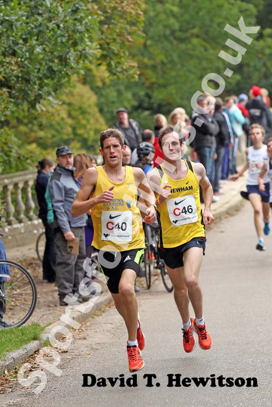 Johnny Mellor (Liverpool Harriers & AC) ran the fastest time of the day overtaking Christopher Mack (Newham & Essex Beagles) in the mens ERRA National Road Relays.